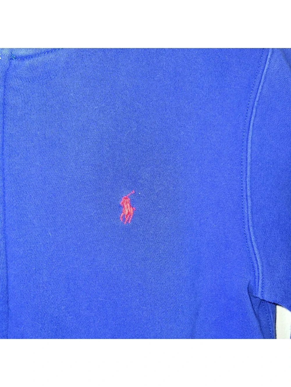 Polo Ralph Lauren Boys' Full Zip Hoodie Sweatshirt Blue Size L (14-16) Cotton
